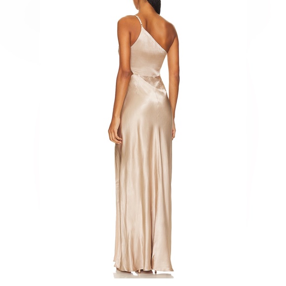 Shona Joy Asymmetrical One Shoulder Maxi Dress - Picture 1 of 6